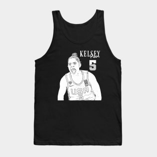 kelsey plum || USA || White Tank Top